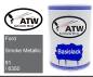 Preview: Ford, Smoke Metallic, 91 / 6350: 500ml Lackdose, von ATW Autoteile West.